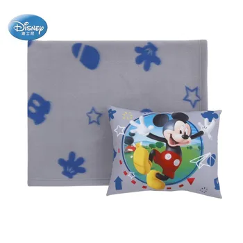 

Disney Mickey Minnie Mouse Blankets Frozen 2 Elsa Anna Super Soft Toddler Baby Blanket Throws 102x132cm and Pillow 32x26cm Set