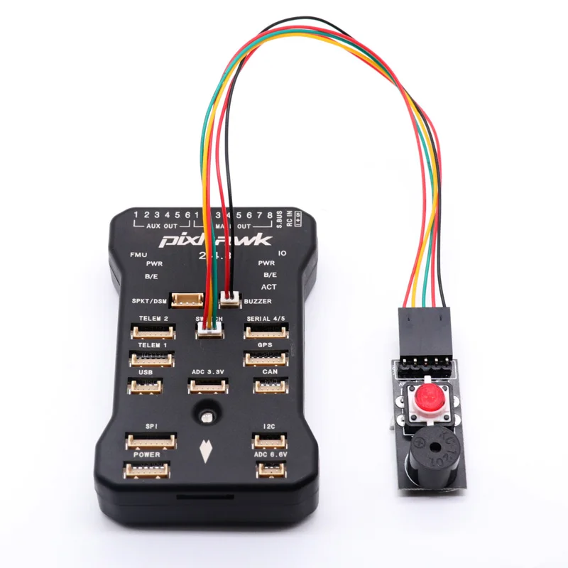 Pixhawk PX4 активный зуммер Рог звуковой сигнал с кнопкой безопасности переключатель безопасности Pixhawk PX4 управление полетом FPV