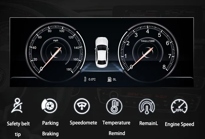 Best 10.25" Qualcomm 8 Core Android 9.0 4GB IPS for BMW Series 3 F30 F31 F34 Series 4 F32 F33 F36 GPS Navigation Head unit iDrive 1