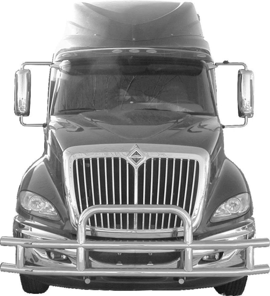 

Deer Guard Chrome for Freightliner Cascadia with Bracket Set
