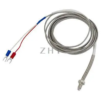 

6mm Screw Threaded 0-500C Temperature Controller Spring Thermocouple 10Ft
