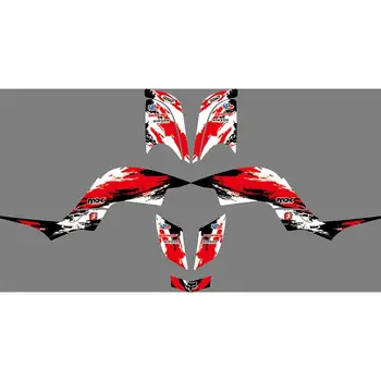 

Full Graphics Decals Stickers Motorcycle Background Custom Number Name 3M Matte For YAMAHA RAPTOR 660 RAPTOR660