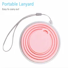 1 шт. Лидер продаж силиконовый чай складывающиеся чашки, выдвижные чашки для питья, Портативный Телескопический инвентарь, складные чашки для путешествий 180-350 мл