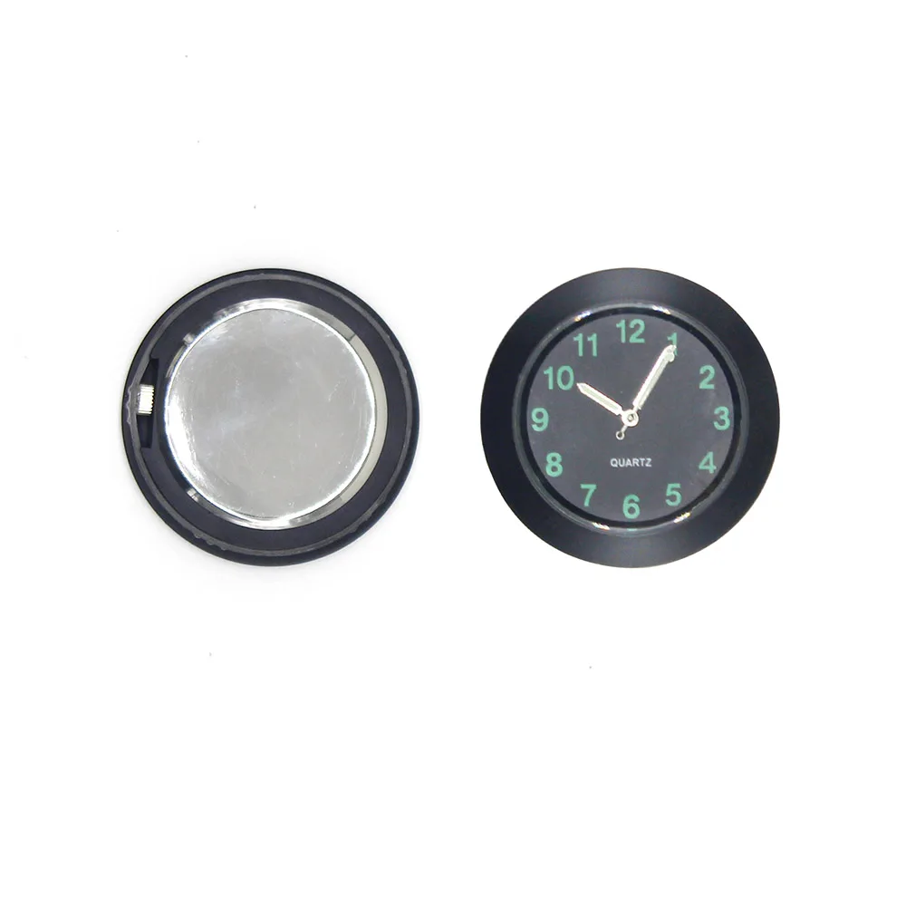 Car Clock Luminous Mini Automobiles Internal Stick-On Digital Watch Mechanics Quartz Clocks Auto Ornament 43mm