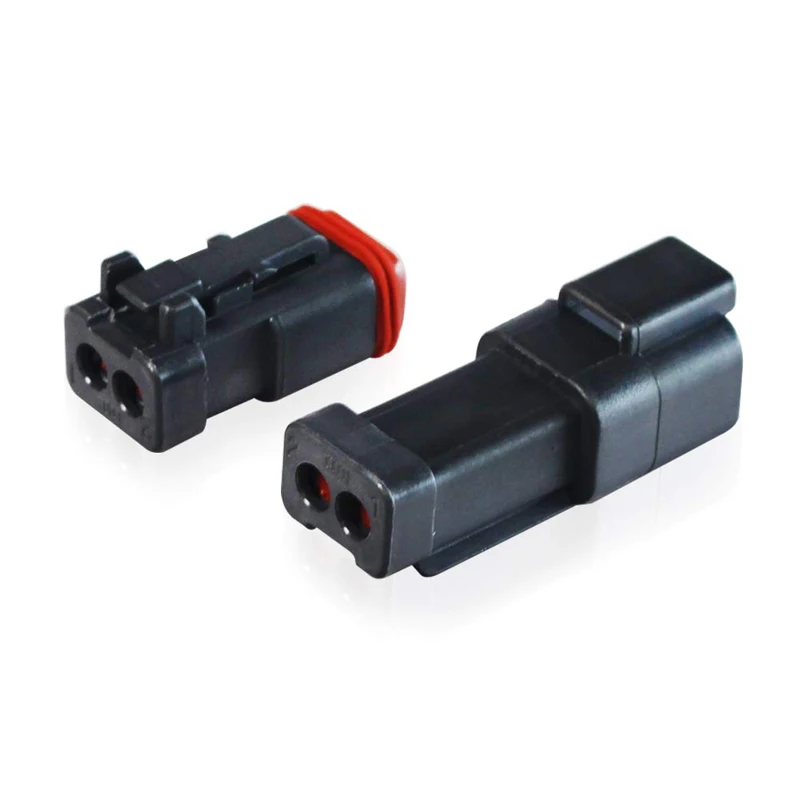 Gtinthebox мужские/женские концы Deutsch DTP 2-контактный разъем комплект w/12-16 AWG шпильки связаться с нами для светодиодный свет бар автомобильная лампа светодиодный Worklamps