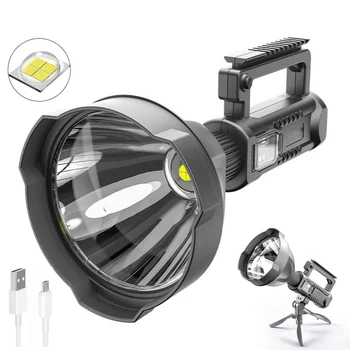 

New P70 Strong Light Searchlight Outdoor Multi-function Lighting LED Flashlight Long-range Waterproof Rechargeable Portable Lamp