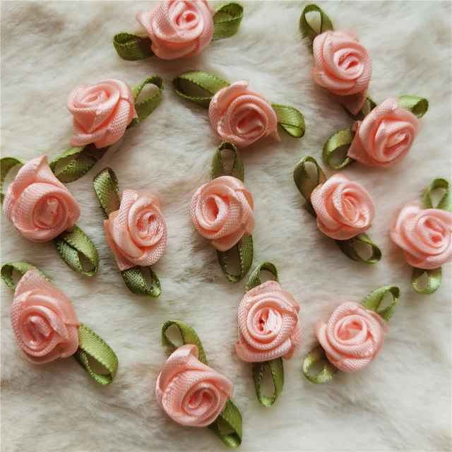 200pcs Party Appliques Rose Flower Artificial Tiny Flowers For Crafts Tiny  Roses