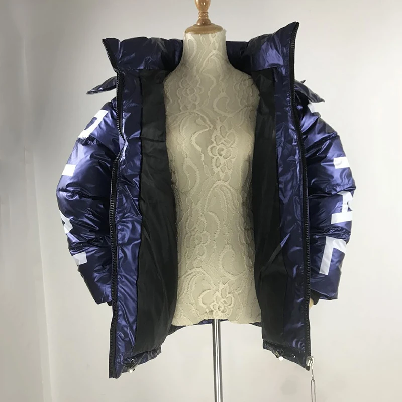 Женская зимняя куртка большого размера, Женская парка в стиле Харадзюку, Теплый Женский пуховик с капюшоном, Женская парка, водонепроницаемое пальто