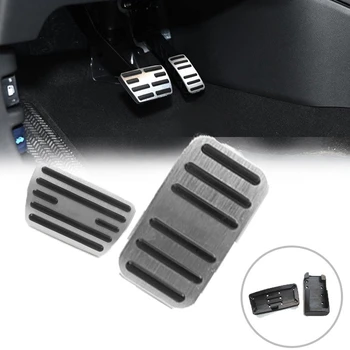 

for Honda CR-V CRV Anti-Slip No Drilling Aluminum Brake and Gas Accelerator Pedal Pad Cover 2015 Silver