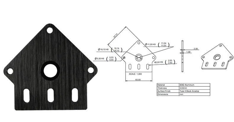 15 шт./лот OpenBuilds OOZNEST OX CNC пластины гравировальный строительный щит для 3d принтера DIY части