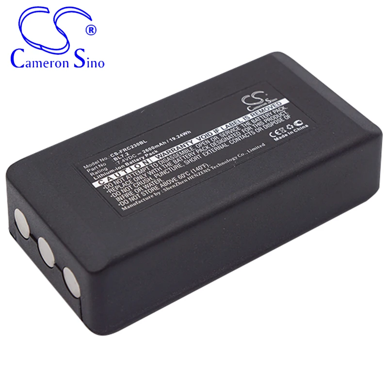 Câmera Onsino Bateria para Falard rc 012 Rc12 Rc12r Rc12ri Ran12 Tim12 Adequado para Guindaste Falard Bl72 Bateria de Controle Remoto com 2600mah - Image 3