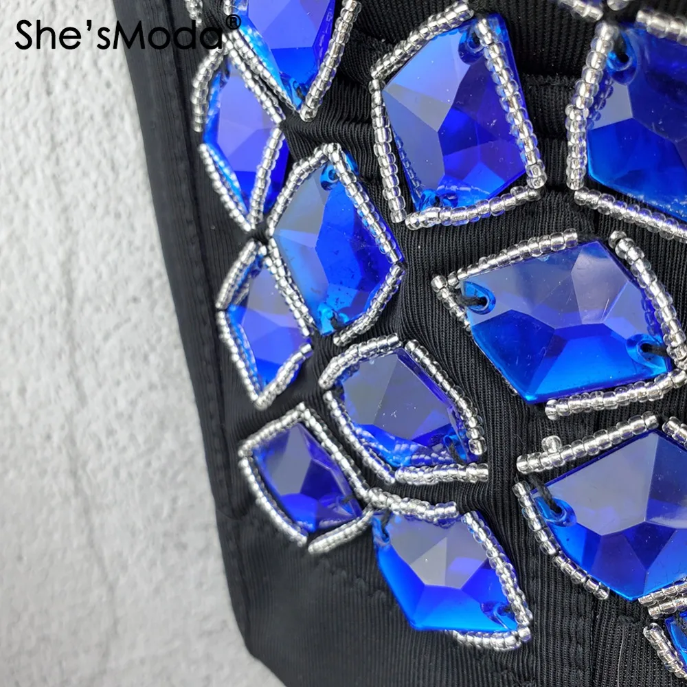 china wholesale 2020 new hand made bead bustier crop top (11)