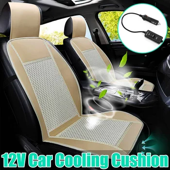 

12V 4/8 Built-in Fan 3 Speeds Cooling Car Seat Cushion Cover Air Ventilated Fan Conditioned Cooler Pad Seat Cushion Covers