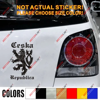

CESKA Czech Republic Lion Decal Sticker Car Vinyl pick size no bkgrd