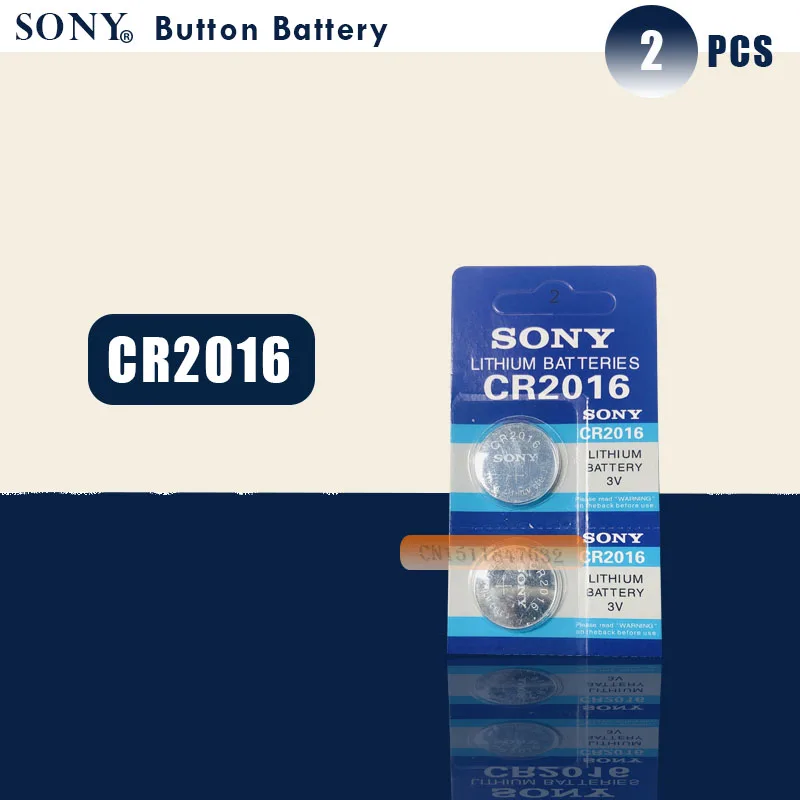Литиевые элементы для кнопок SONY 3 в 2 шт. батарея DL2016 KCR2016 CR2016 LM2016 BR2016 высокая