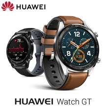 Huawei Watch GT Смарт часы глобальная версия gps 14 дней Срок службы батареи 5 атм водонепроницаемый телефонный звонок частота сердечных сокращений для Android iOS