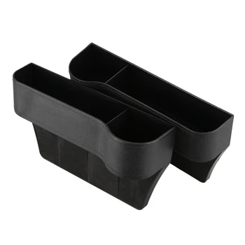 

2 X Car Seat space Catcher Organiser Storage Box Pocket W/ Cup Holder Side