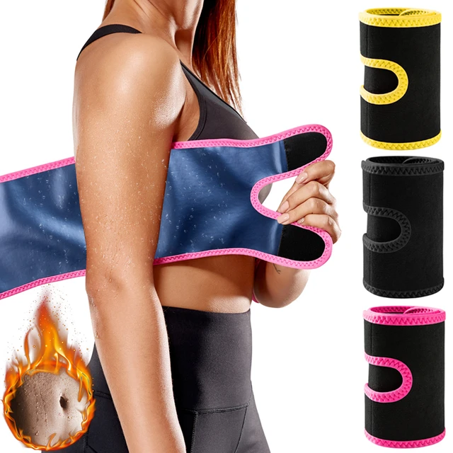 Arm Trimmers Wrap Body Shaper Sauna Sweat Bands Weight Loss Adjustable  Slimmer