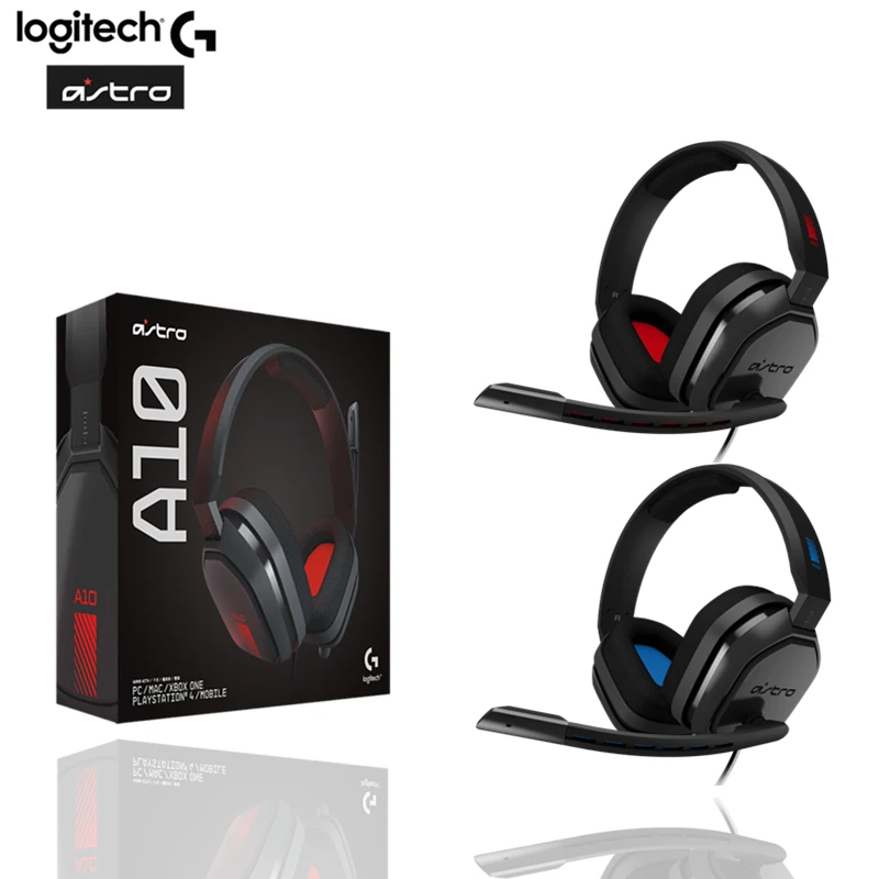 Проводная гарнитура logitech ASTRO A10 Игровые наушники с шумоподавлением для playstation 4, PS4, Xbox One, PC, Mac, Switch