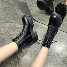 

New Thick-soled Genuine Leather Women's Boots Fashion Zipper Convenient Short Boots Autumn Winter Warm Casual Women's Work Boots