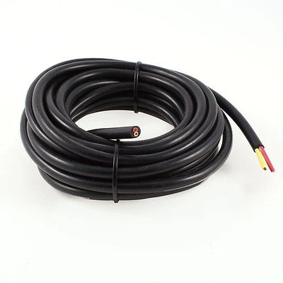 13/2 AWG Cable de cobre núcleo PVC recubierto de manga RVV Cable negro 22,3 pies|Alambres y cables| - AliExpress