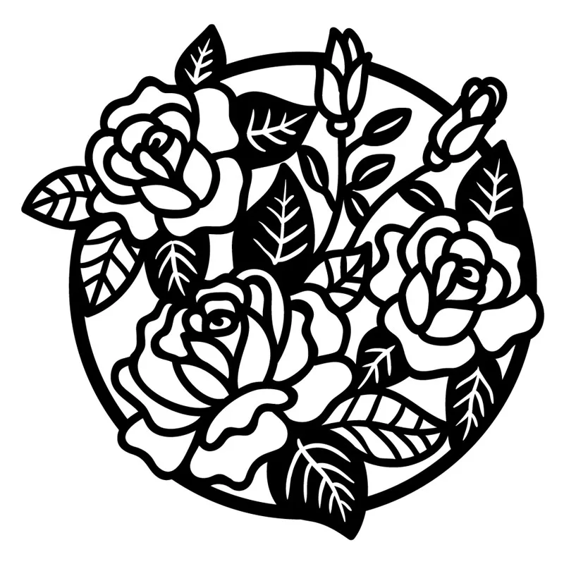 

YaMinSanNiO Flower Circle Frame Metal Cutting Dies Blossom New 2019 for Card Making Scrapbooking Cuts Decor Stencil Craft Dies