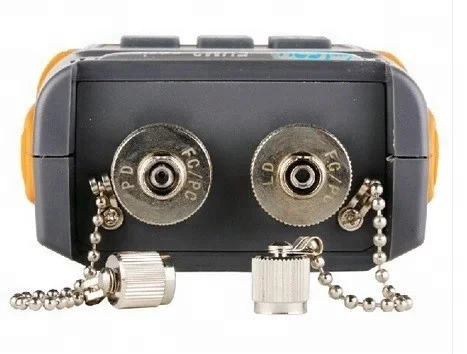 Fiber network power meter optic fiber with laser source