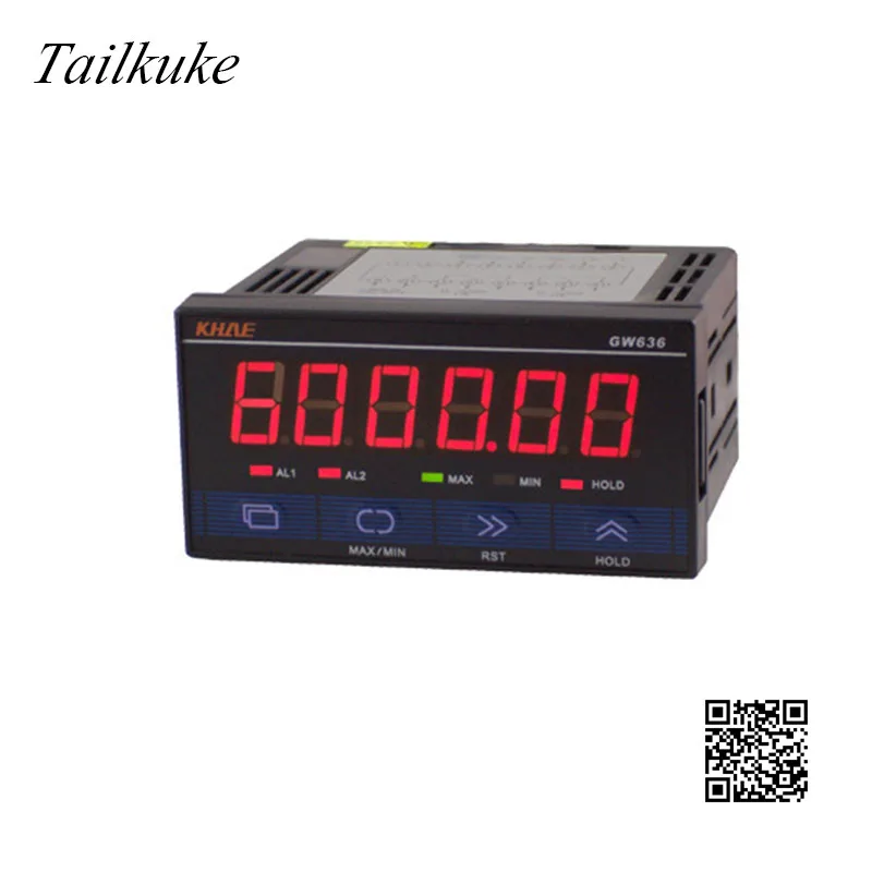 Импульсный Измеритель GW636/счетчик/Тахометр/протокол MODBUS RS485 связи/мощность 24 В
