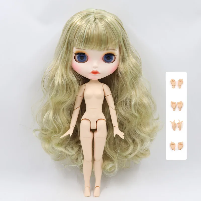 ICY Fortune Days factory blyth кукла 1/6 шарнирное тело новое матовое лицо зеленый микс каштановые волосы DIY sd Подарочная игрушка - Цвет: like the pic