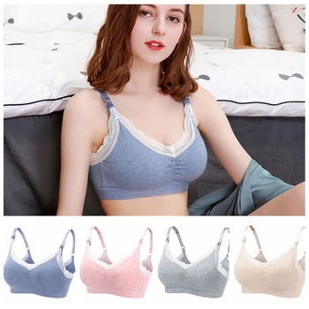

Maternity Bra Nursing Bra feeding Bra BreastFeeding Underwear Prevent Sagging Clothes Pregnant Women Pregnancy Bra Wire Free