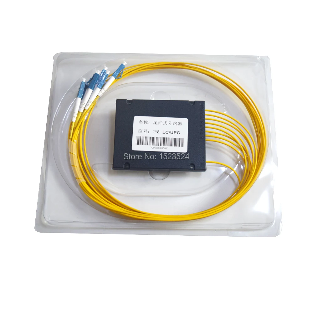 Бесплатная доставка EPON FTTH 2 0 мм 1x8 ABS коробка модуля Тип LC/UPC коннектор волоконно