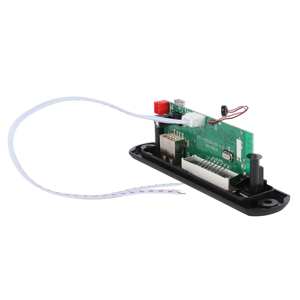 EDAL полезные Беспроводной Bluetooth 12V 5V Micro USB микрофон 3,5 мм AUX аудио FLAC MP3 WMA декодер доска аудио модуль USB TF радио для автомобиля