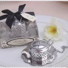 Маленький заварочный чайник с ситечком из нержавеющей стали инструмент свадебный подарок сувениры#20