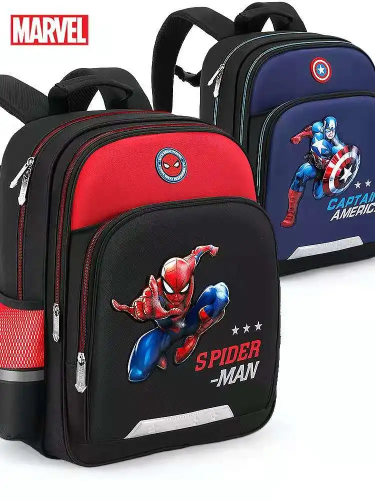 Disney mochilas escolares de Spiderman para niños, escolar de gran capacidad|Mochilas escolares| - AliExpress