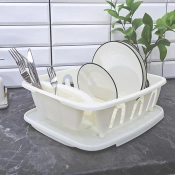 

Dish dryer with tray "Lux", vanilla color