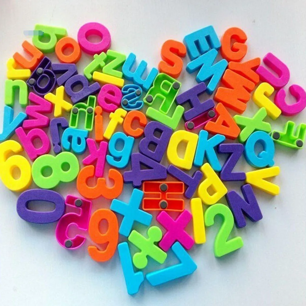 

Gift Set Magnets Teaching Alphabet Set Of 26 Colorful Magnetic Fridge Letters & Numbers Education Learn Cute Kid Baby Toy L*5