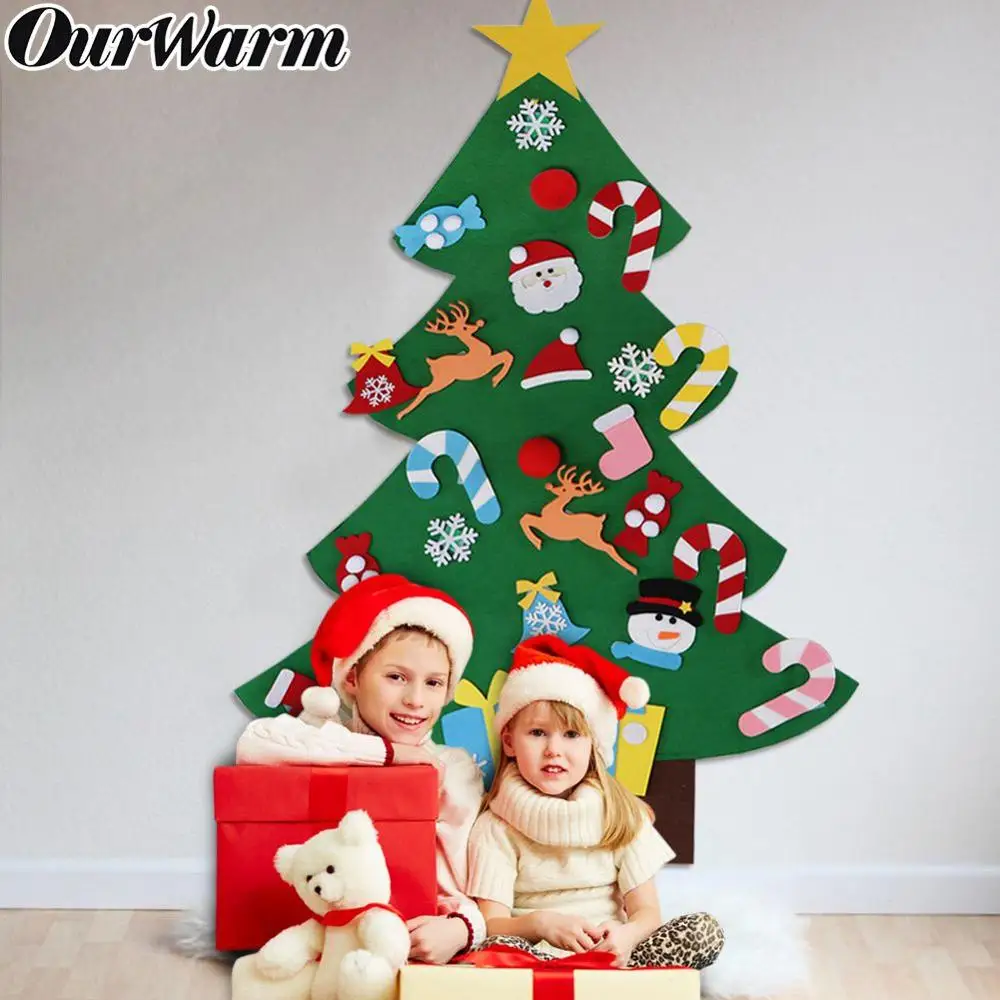 OurWarm DIY войлочные украшения для новогодней елки Новогодние Детские игрушки