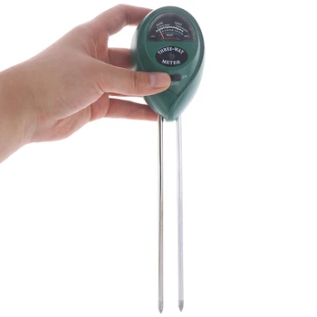 

3 in 1 Soil Water Moisture Light PH Meter Tester Digital Analyzer Detector for Garden Plant Hydroponic School Educate Accessory