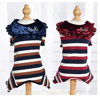 

S-XXL Knitted Dog Clothes Pet Overalls For Dogs Puppy Cat Jumpsuit For Dogs Chihuahua Autumn Winter Clothing Costume Overall #75