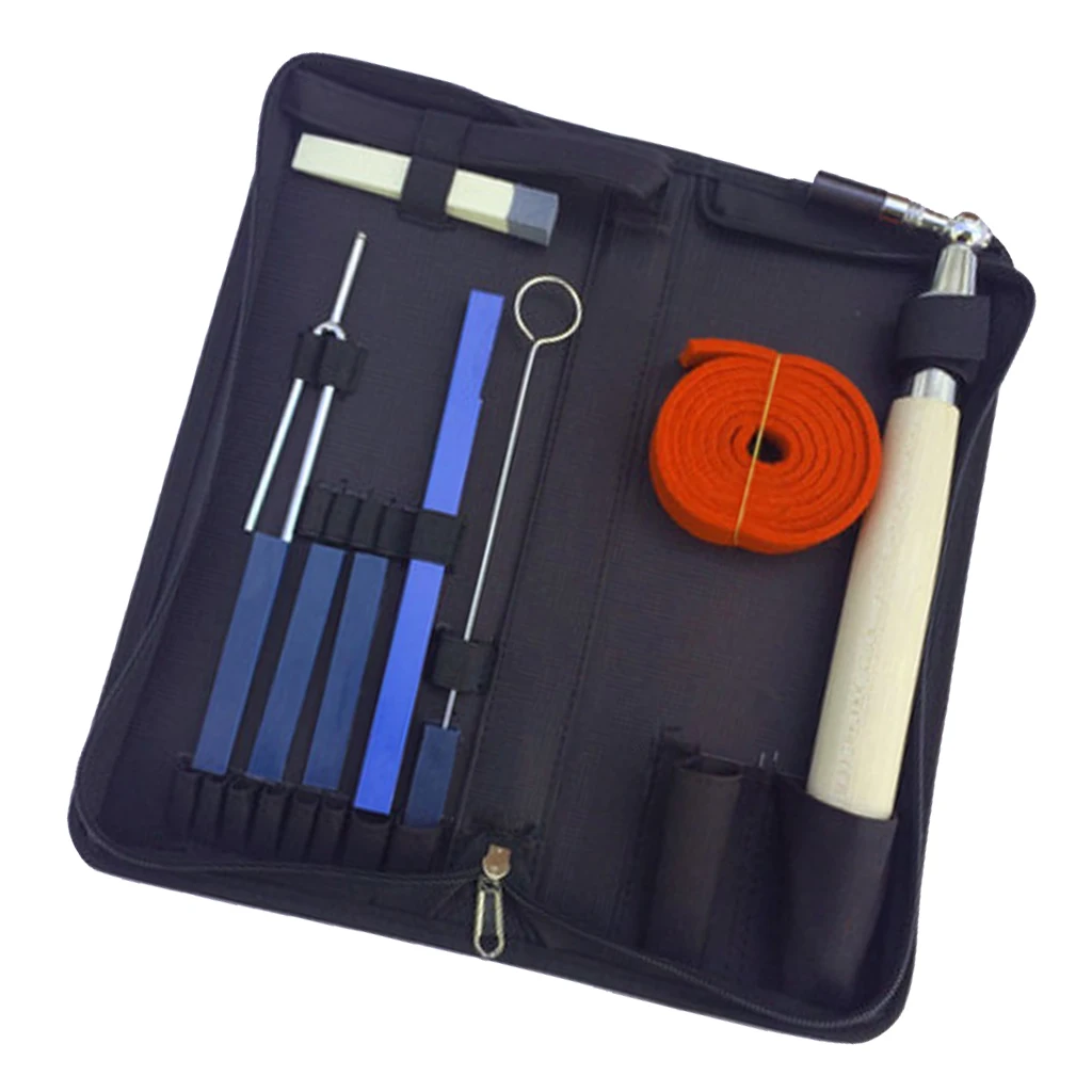 

10pcs/pack Professional Piano Tuning Tool Kit, Tuning Wrench Hammer, Mute Set, Screwdriver and Tuning Fork