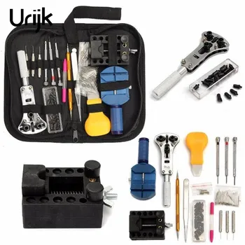 

Urijk 144Pcs/Set Hand Tool Sets for Watch Repairing Opener Remover Strap Spring Pins Bar Link Screwdriver Smartphone Repair Tool