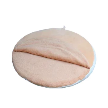 

Round Plush Dorayaki Shape Dog Sleeping Mat Comfortable Blanket For Dog Household Pet Products LBShipping