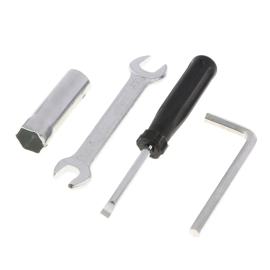 4Pcs Vehicle Repair Tool Set Spanner Socket Metric Hex Key Wrench Kit