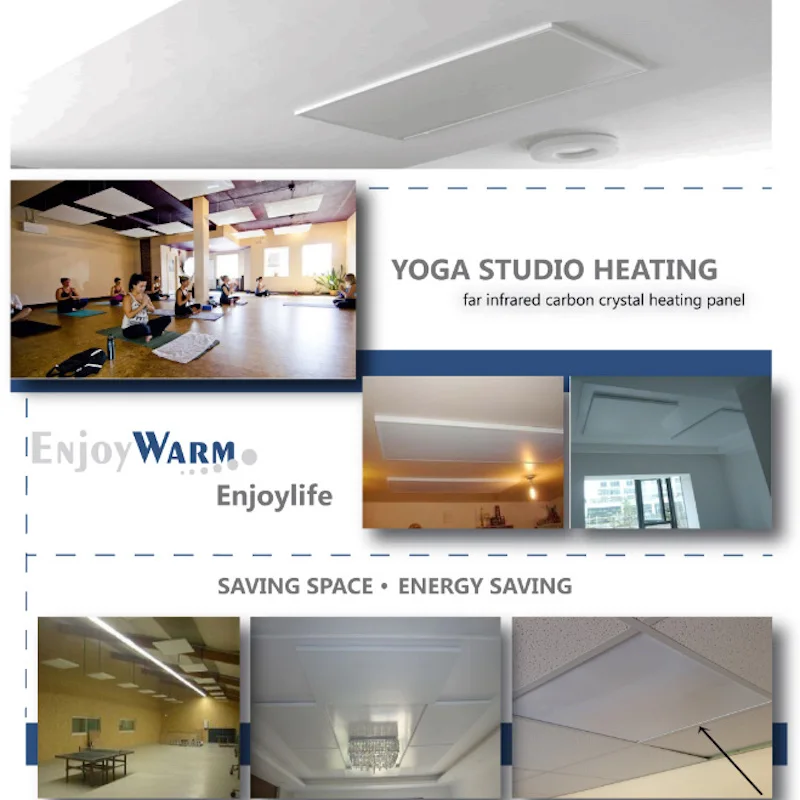 300W 500x600mm Infrared Panel Heater Wall Mounted Electric Remote Heating  Radiant Home Heater - AliExpress