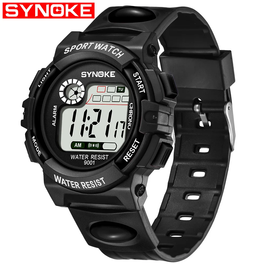 

SYNOKE Factory Direct Selling Students Outdoor Sports Multi-functional Alarm Colorful Night Light Electronic Watch Waterproof GI