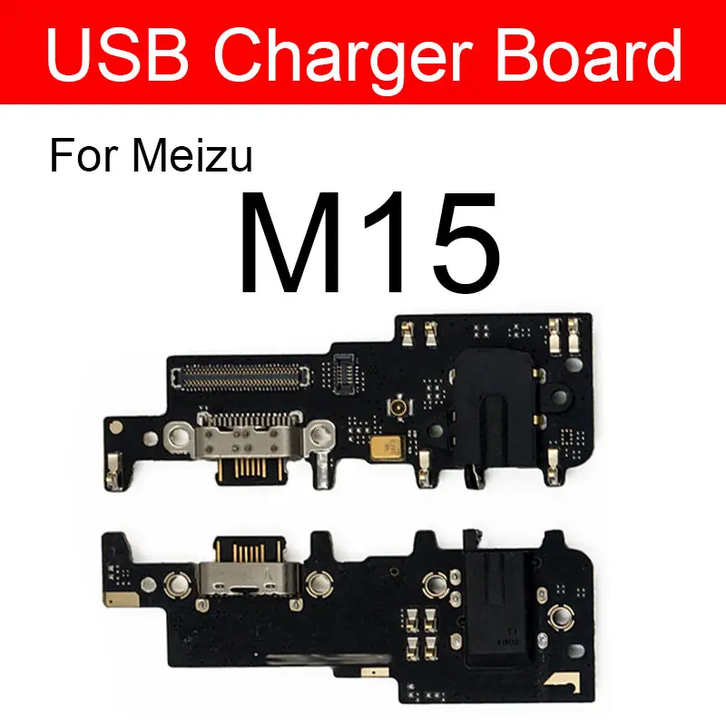 Зарядное устройство Usb Jack Prot Board Для Meizu Meilan Note 8 V8 X X8 Metal A5 M6T M9 M15 15 16 16X Plus Chargring Plug Dock Board - Цвет: Meizu M15