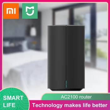 

Xiaomi Mi Router AC2100 Dual Frequency WiFi 128MB 2.4GHz 5GHz 360° Coverage Dual Core CPU Game Remote APP Control For Mihome