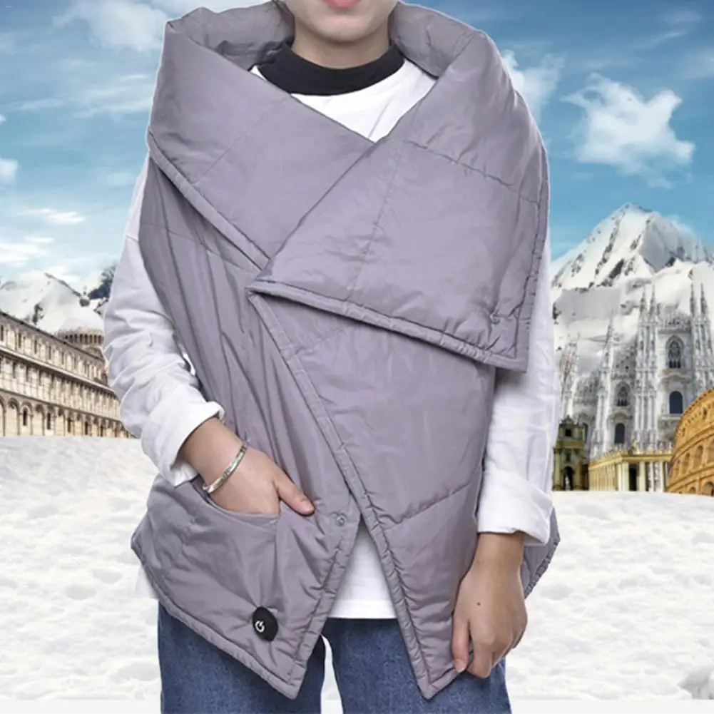 2019 Outdoor Women Electric Heated Mat USB Heating Vest Winter Thermal Cloth Feather Hot Sale Camping Hiking Warm Hunting Jacket