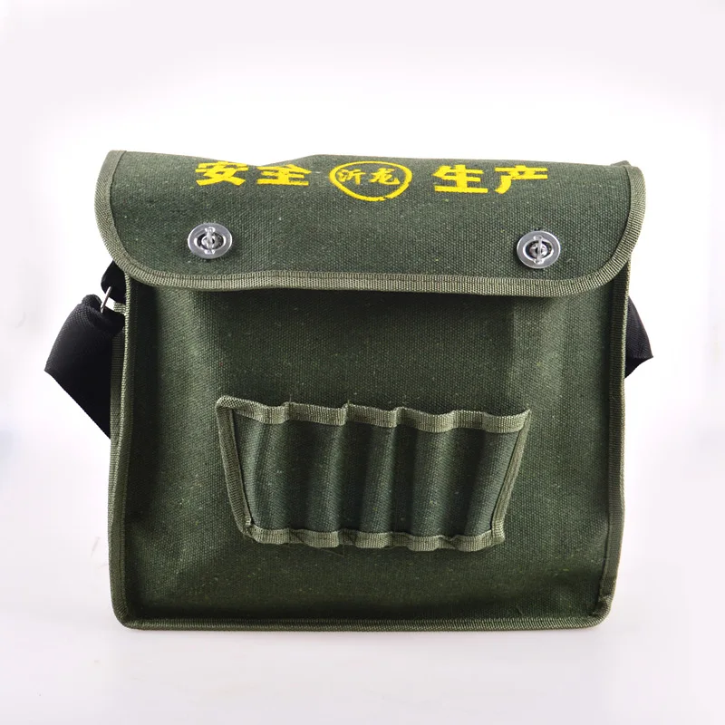 

[Supply] Multi-functional Double Layer 100% Cotton Canvas Thick Plumber Hardware Tools Satchel Canvas Toolkit
