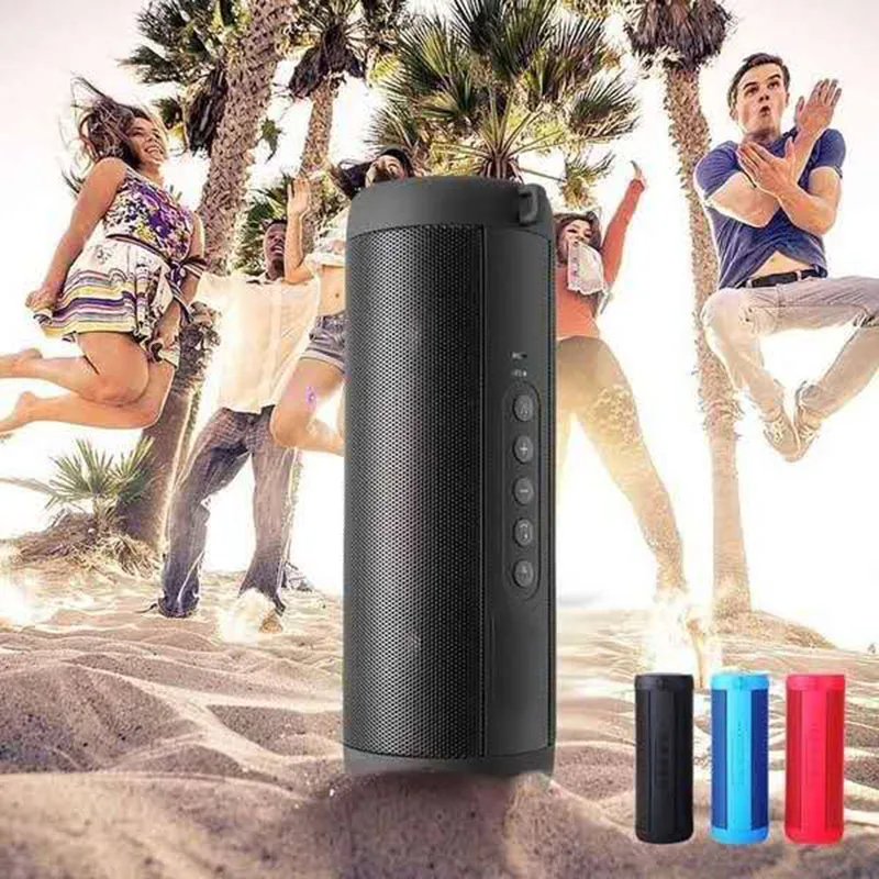 

Waterproof Outdoor HIFI Column Speaker Wireless Bluetooth Speaker Subwoofer Sound Box For FM Radio TF Mp3 Player Noise Makers